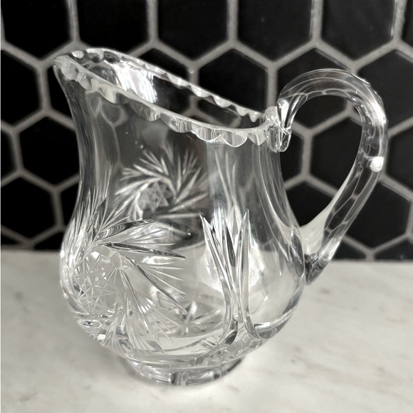 Pinwheel Crystal Mini Pitcher - Picture 3 of 8